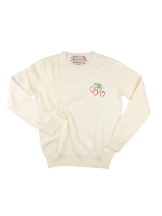 Cherries Sweater Collab Lingua Franca NYC   