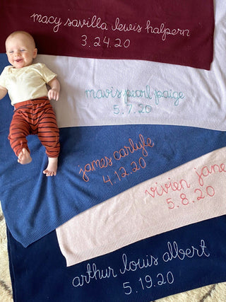 Custom Baby Blanket CUSTOM Lingua Franca NYC Inc.   