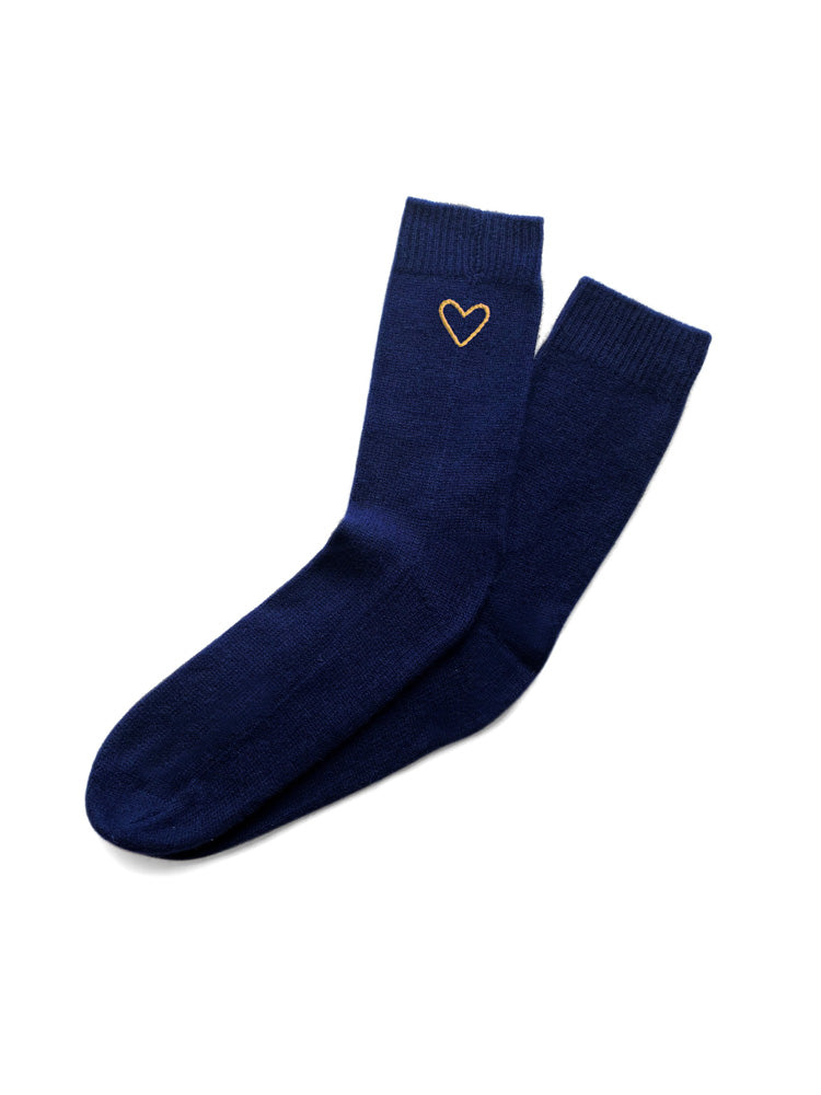 Men's Handmade Monogrammed Cashmere Socks