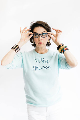 Dayle Haddon in the groove Lingua Franca NYC   