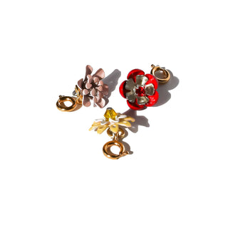 Enamel Flower Charm Jewelry Lingua Franca NYC   