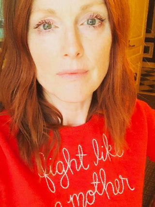 "fight like a mother" Crewneck Donation Donation Red XS 