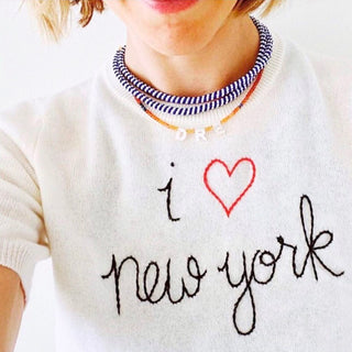 "I heart new york" Short Sleeve  Lingua Franca NYC   