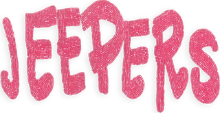 "Jeepers" Patch  Lingua Franca NYC L Hot Pink 