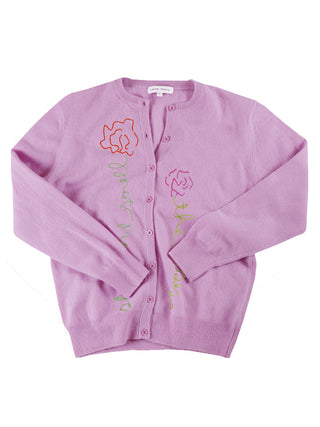Stop and Smell the Roses Cardigan  Lingua Franca NYC   