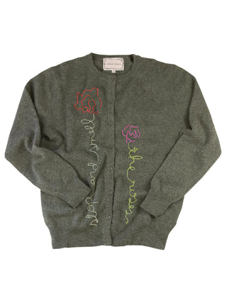 Stop and Smell the Roses Cardigan  Lingua Franca NYC   
