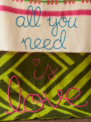 All You Need is Love Blanket  Lingua Franca NYC   