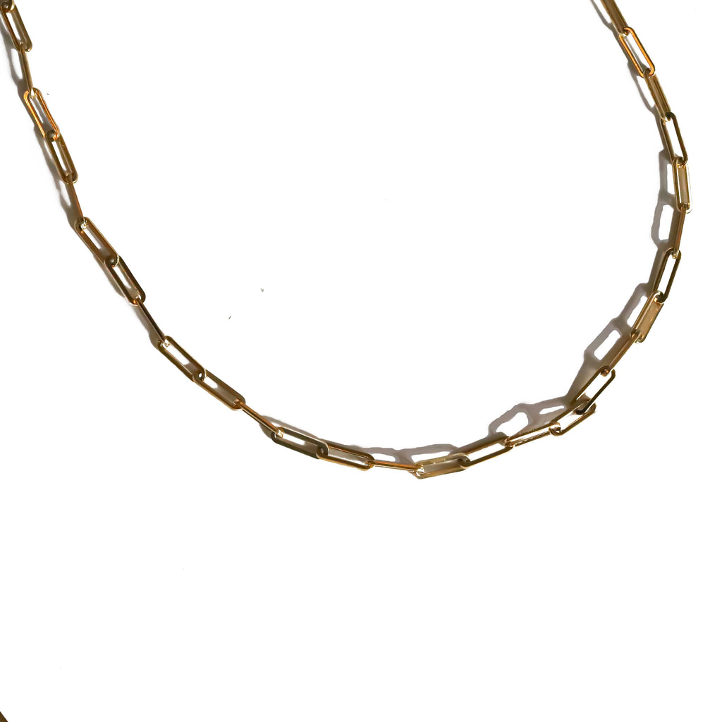 Paper Clip Chain Jewelry Lingua Franca NYC 